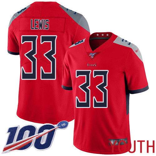 Tennessee Titans Limited Red Youth Dion Lewis Jersey NFL Football #33 100th Season Inverted Legend